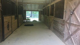 New hunting dog kennel is under construction