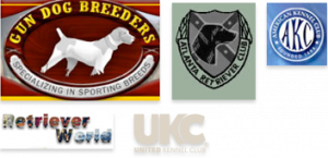 Retriever Sponsor Logos, AKC, ARC, UKC UNITED KENNEL CLUB, GUN DOG BREEDERS